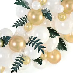 Festive Green Leafy Balloon Decoration Kit