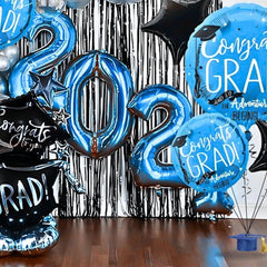 Graduation Cap Balloon Weight - Gold