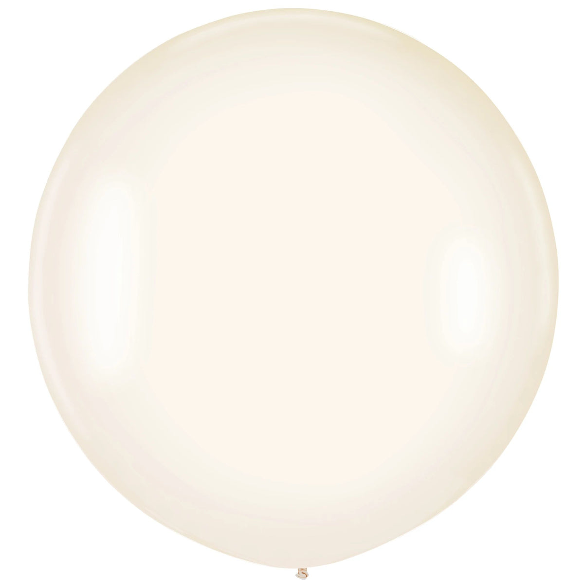 Elegant White Latex Balloons - 24-inch (4 Pack)