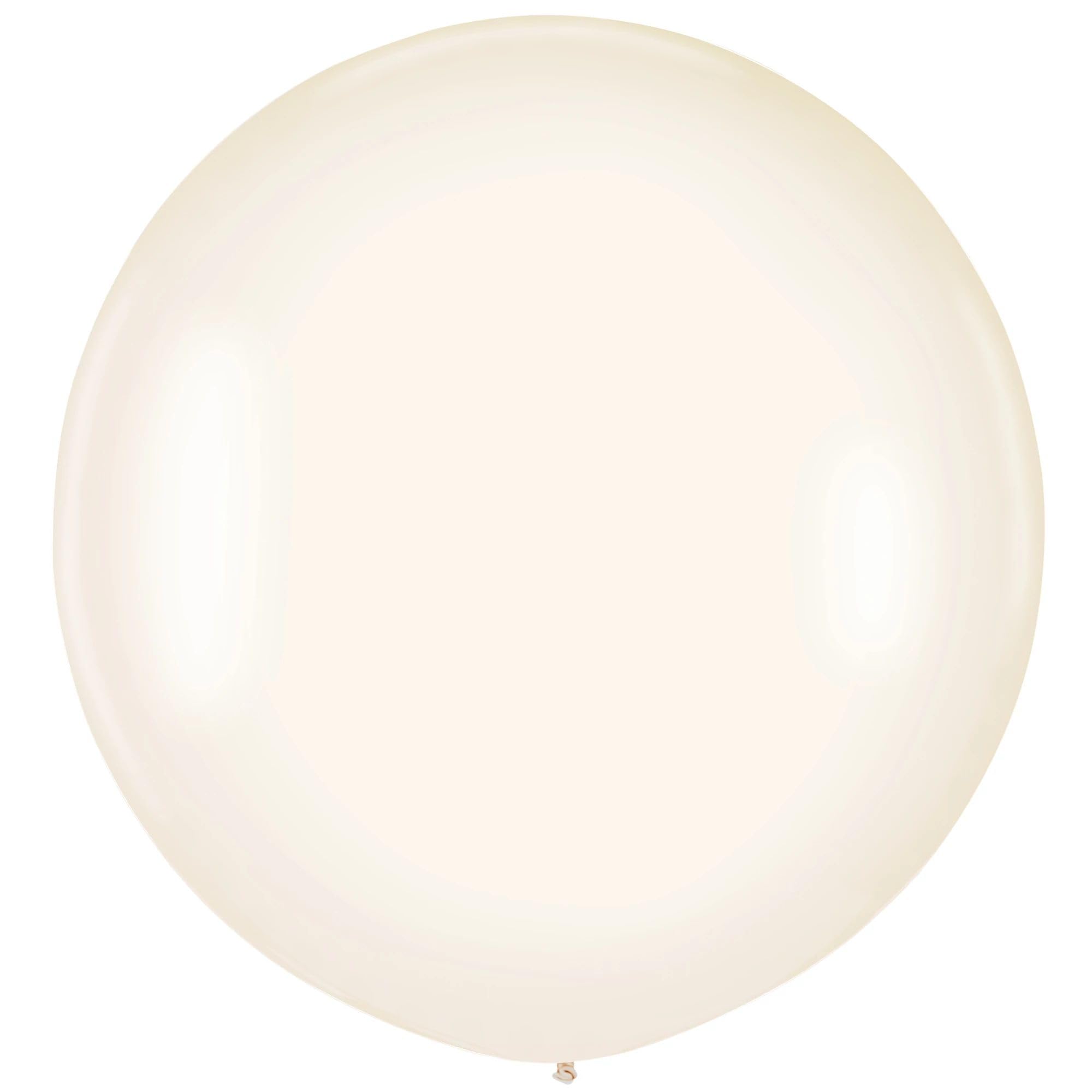 Elegant White Latex Balloons - 24-inch (4 Pack)