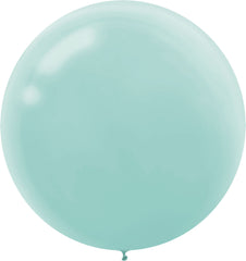 Pastel Assorted Latex Balloons, 24-inch, 4-Pack
