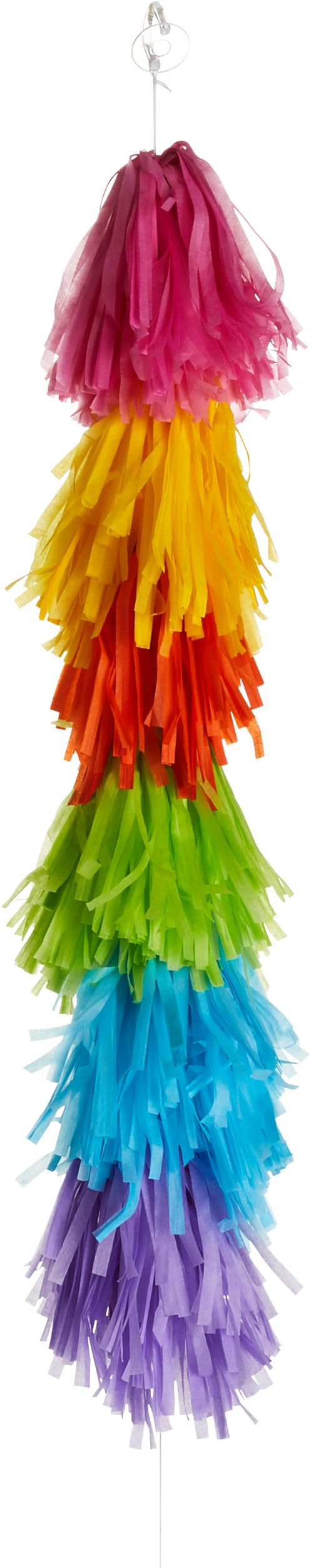 Tassel Fringe Balloon Weight Tail Accessory, Multi-Colored, 6-foot