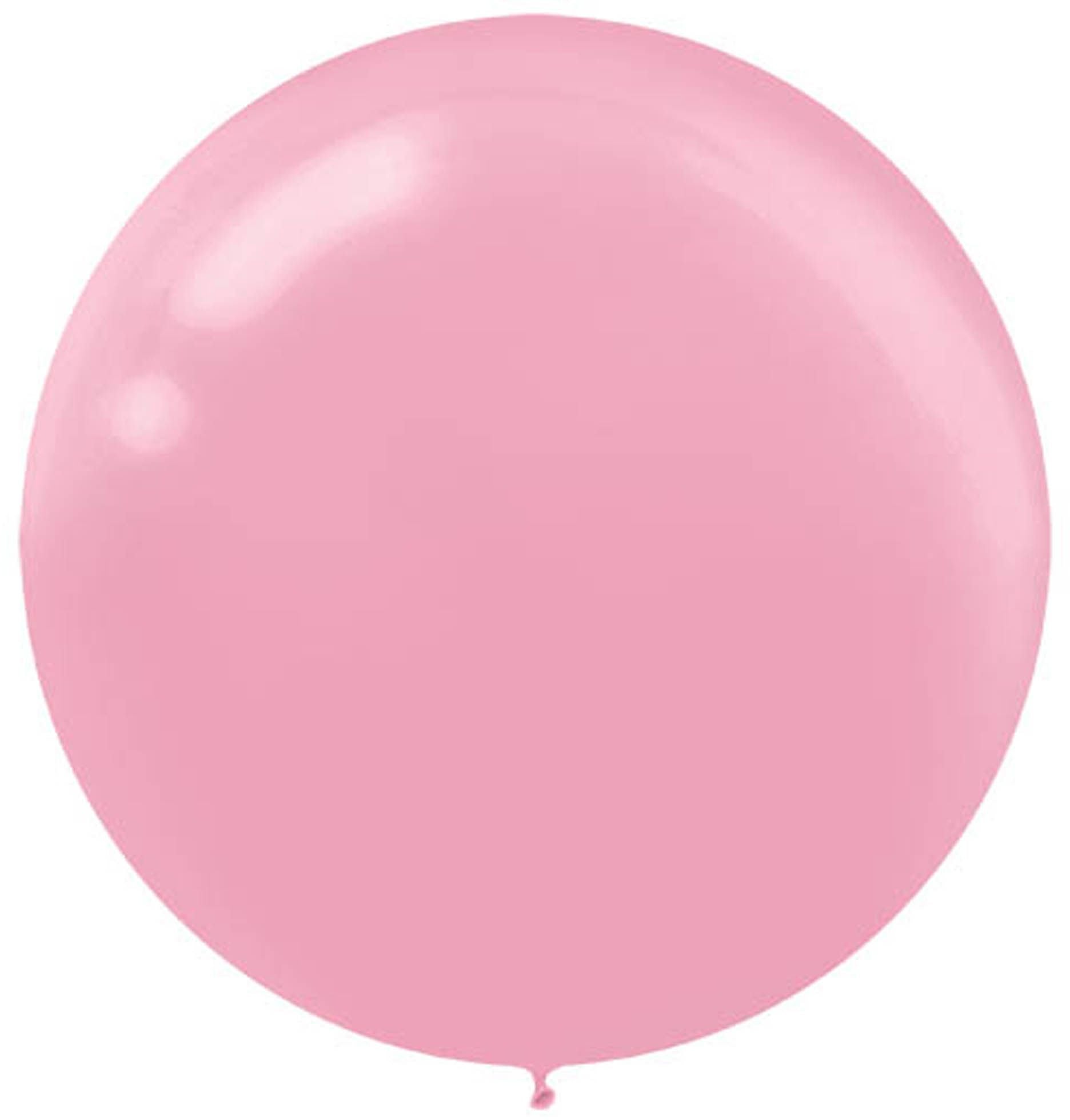 New Pink Latex Balloons, 24-inch, 4 Pack