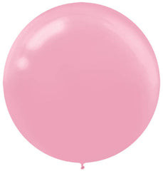 New Pink Latex Balloons, 24-inch, 4 Pack