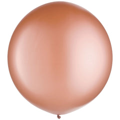 Rose Gold Pearl Latex Balloons, 24 inch, 4 Pack