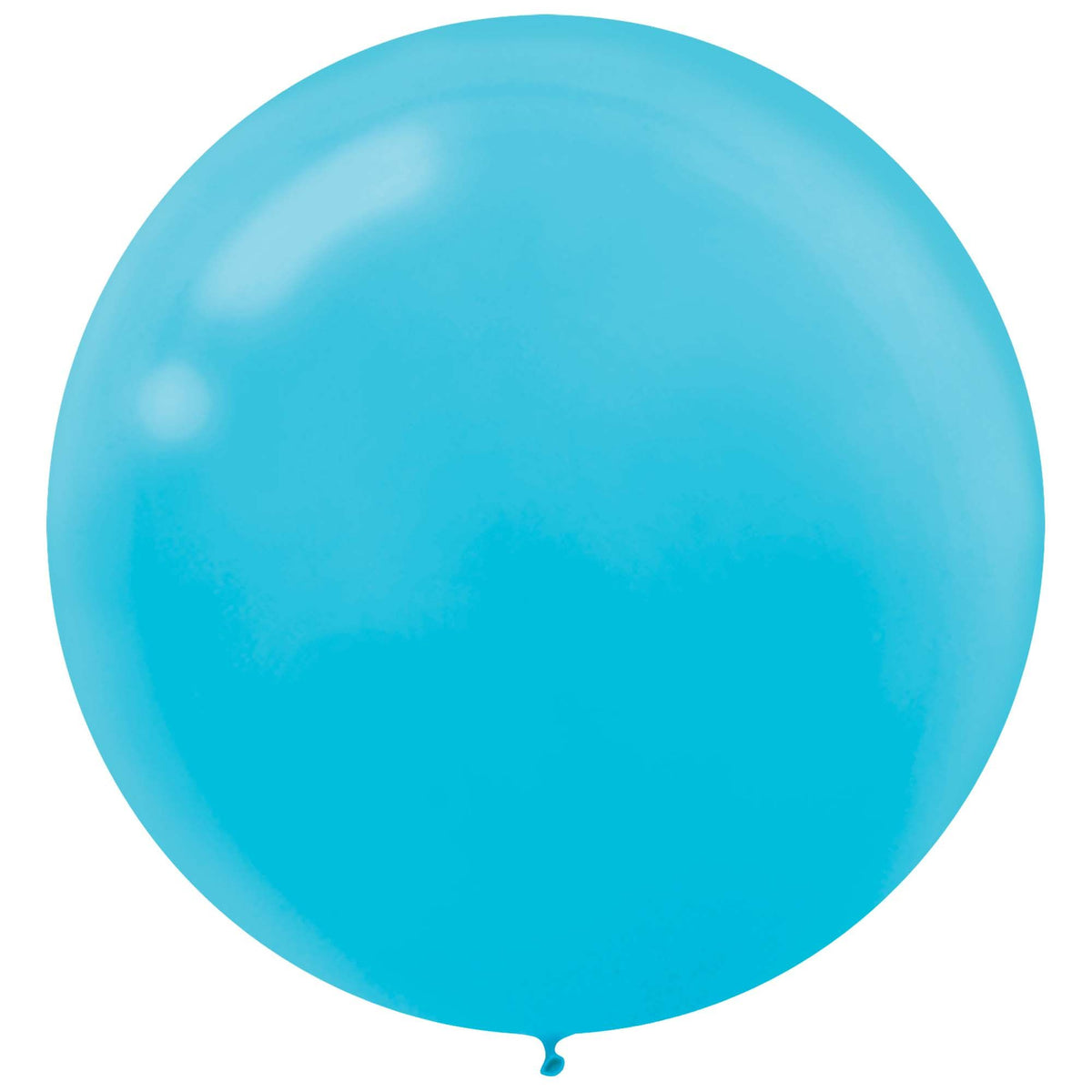 Latex Balloons, Caribbean Blue, 24-inch, 4-pk