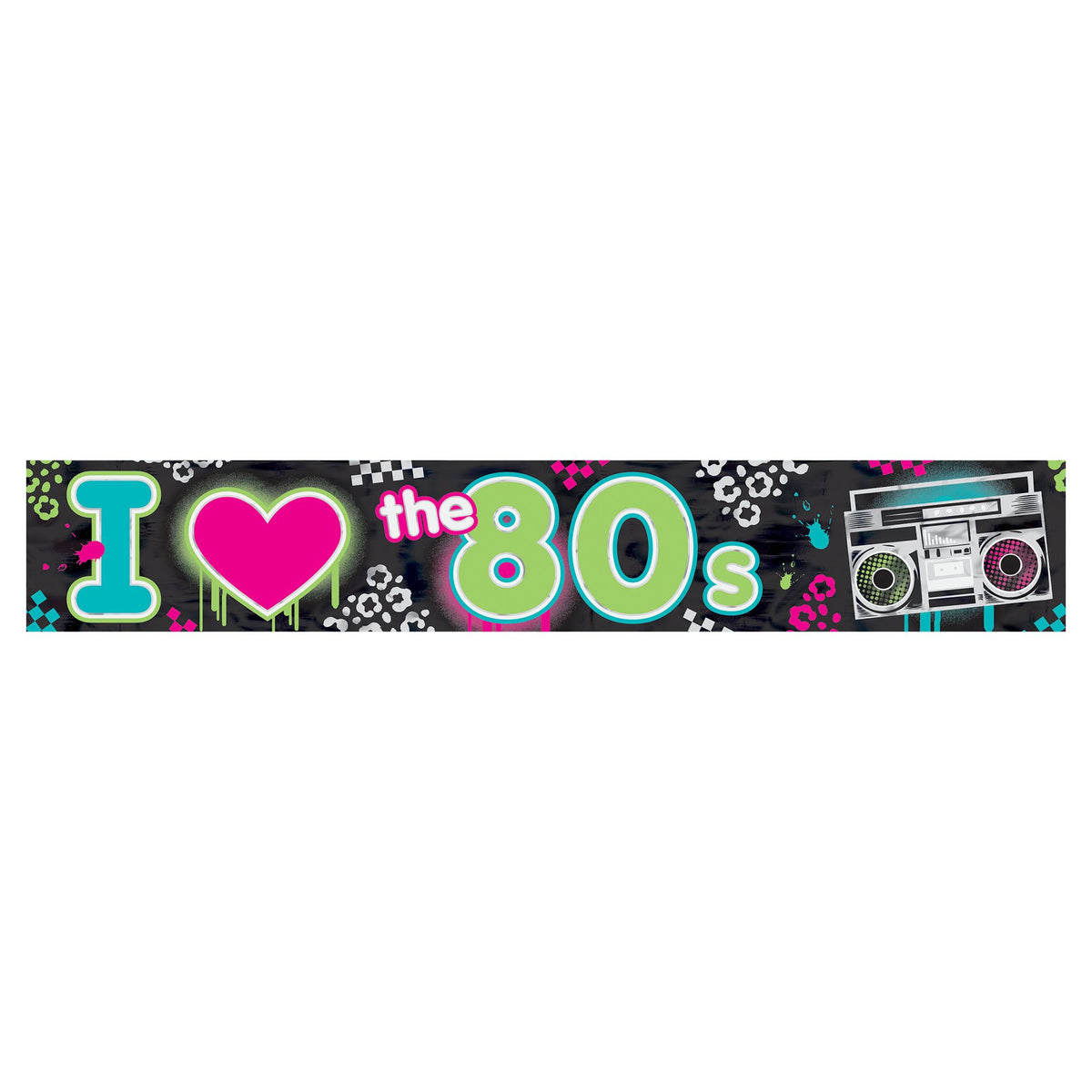 Totally 80s Foil Banner