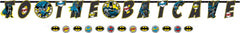 DC Justice League Batman Happy Birthday Banner, 10.5-foot, 2-pk