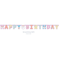 Unicorn Happy Birthday Garland Banner, Multicolor, 126-inch
