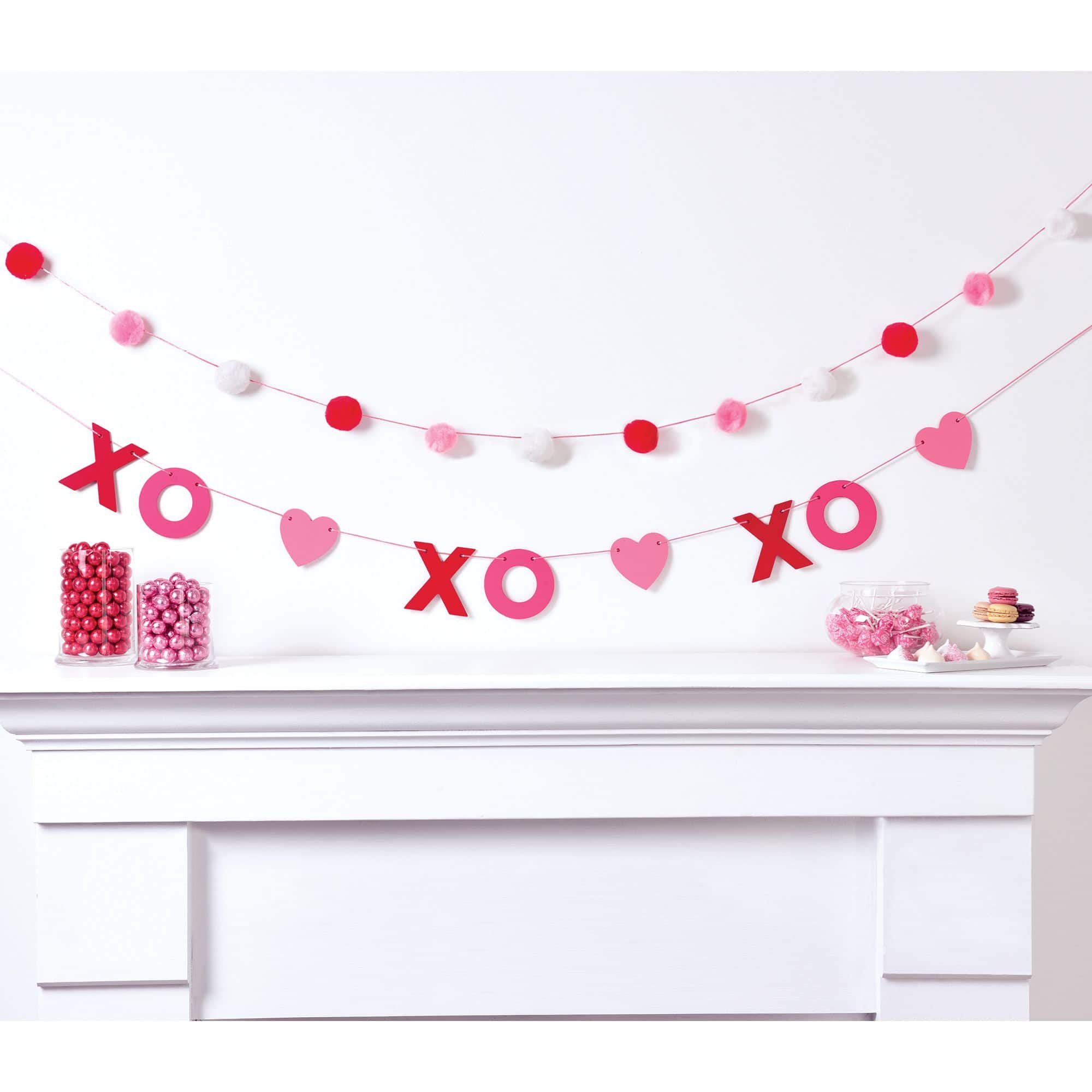 Valentines Happy Valentine's Day Double MDF Banner