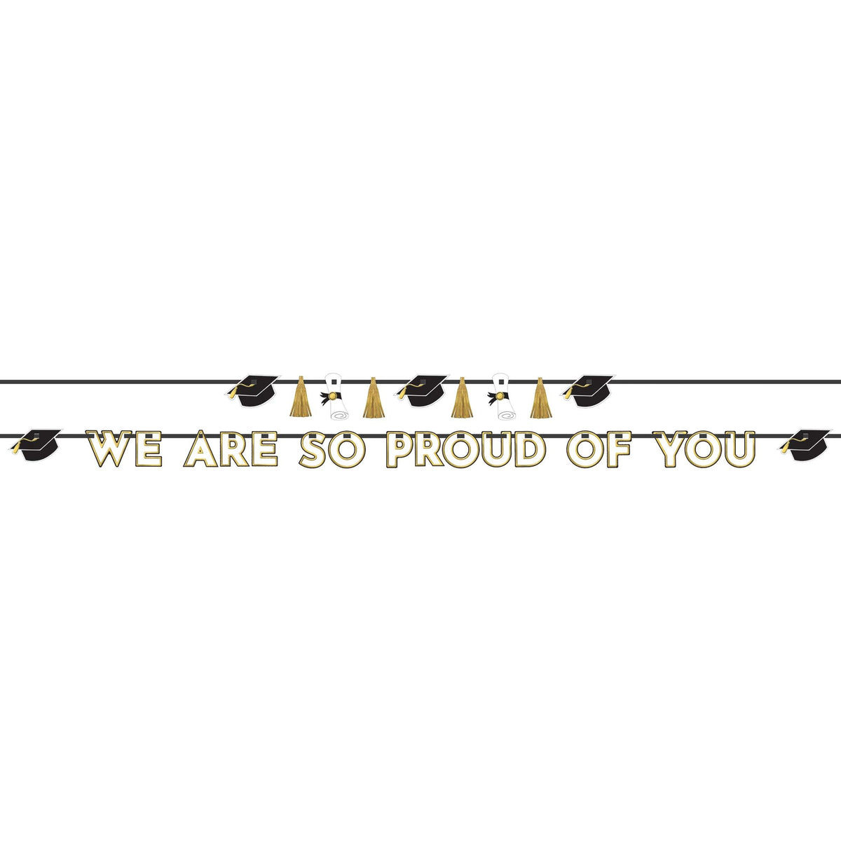 We Are So Proud of You Graduation Banner Kit