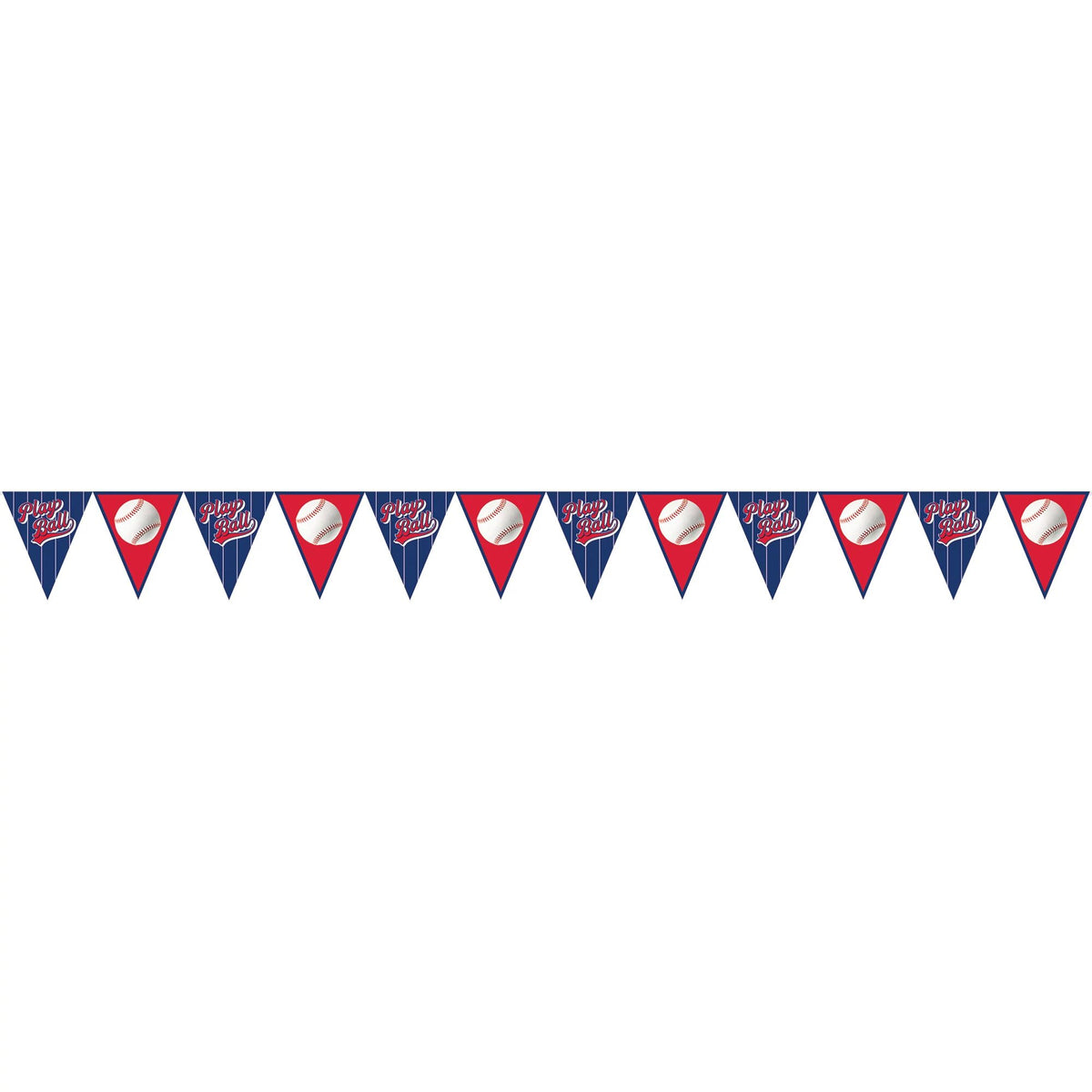 Play Ball Baseball Pennant Banner