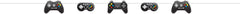 Level Up Birthday Banner, Game Controller, Green/Black, 6.5-inch, 2-pk