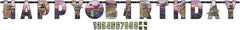 Disney Star Wars Mandalorian, Customizable Banner, Purple/Green, 10-foot