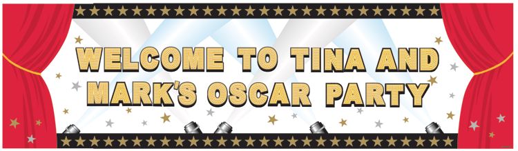 Giant Hollywood Personalized Banner Kit