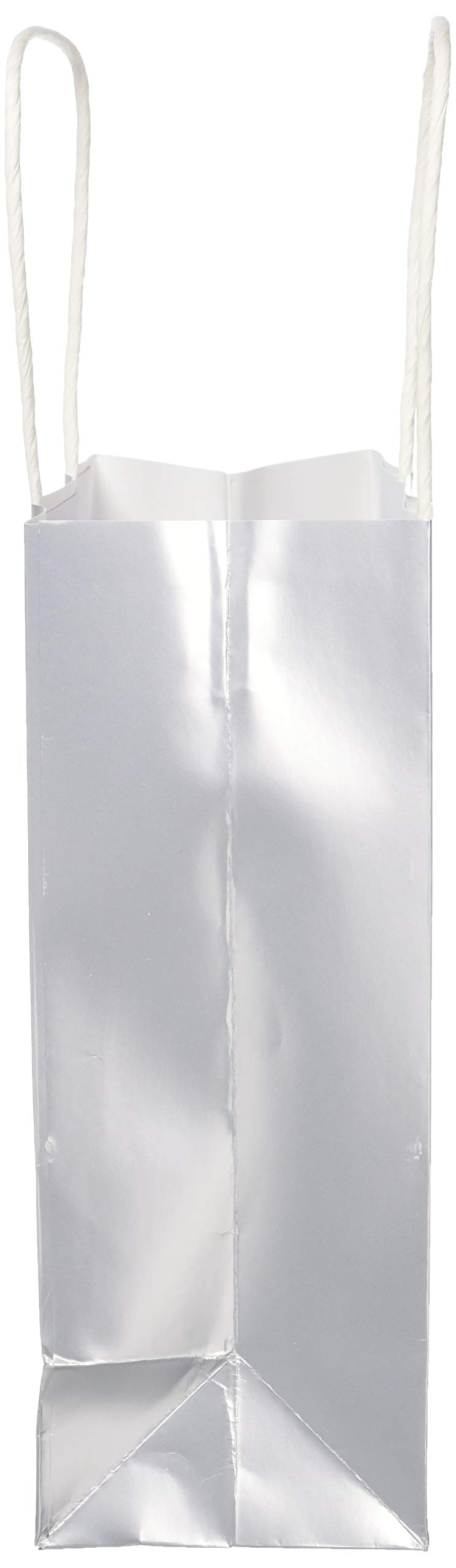 Silver Cube Kraft Gift Bag - Pack of 12