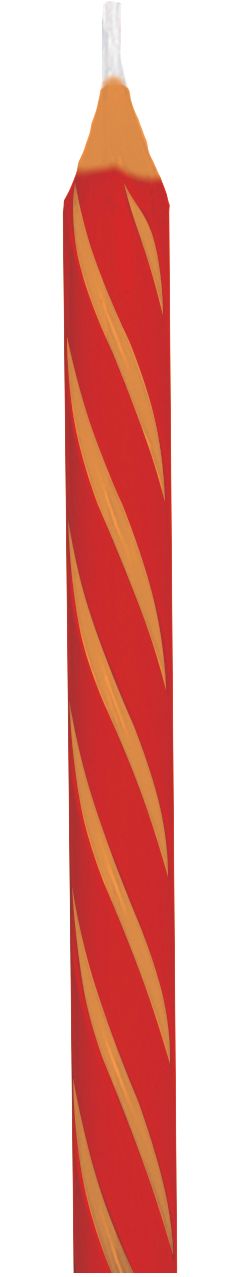 Blast Off Planets Wax Candles, Multi-Colored, 4-inch, 8-pk
