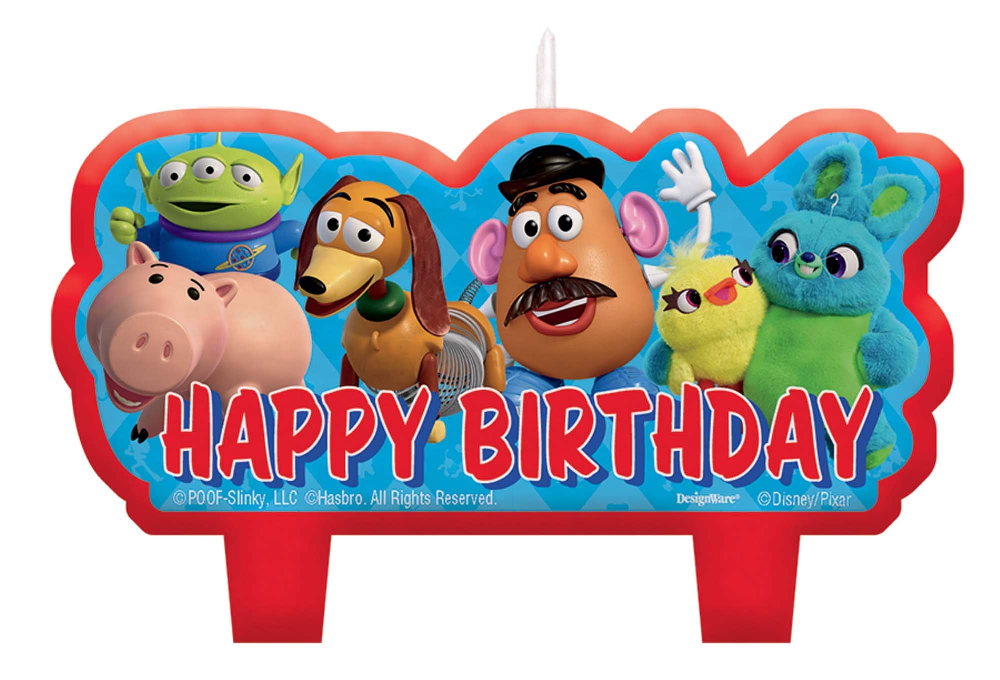 Disney Toy Story 4 Candles, 4-pc