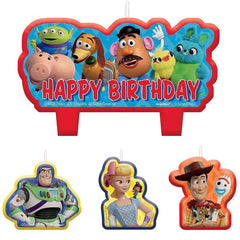 Disney Toy Story 4 Candles, 4-pc