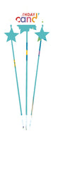 Star Number 1 Toothpick Wax Candle Set, 6-in