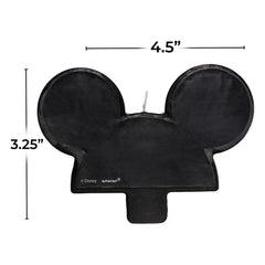 Disney Mickey Mouse Ears Candle, Black, 4.5-inch