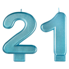 Finally 21 Molded Birthday Candle Set