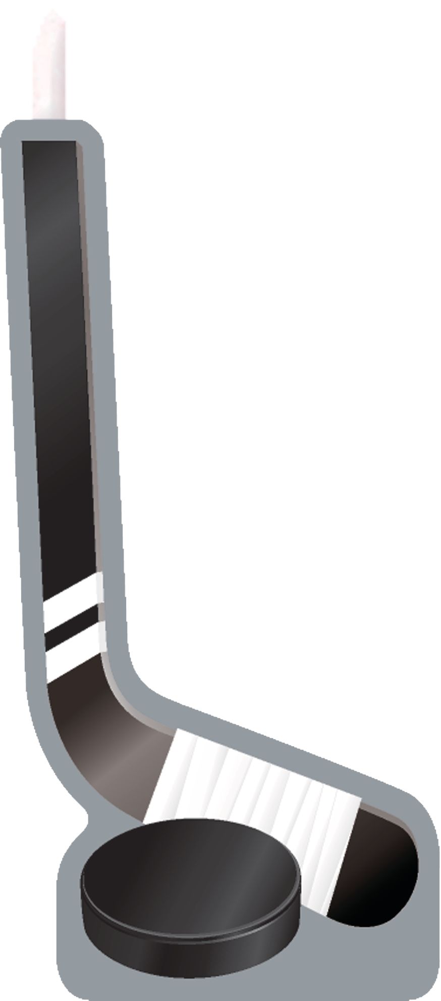 NHL Happy Birthday Wax Candle Set, Blue/Black, 4.5-inch, 4-pk