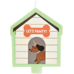 Let's Pawty Birthday Candle for Kids