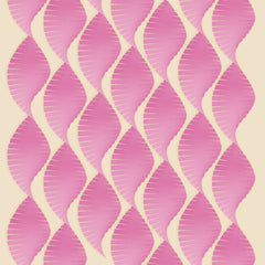 Bright Pink Fringe Crepe Streamer, 30-foot