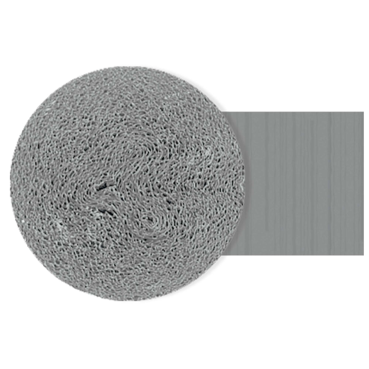 Crepe Paper Streamer, Silver, 200-foot