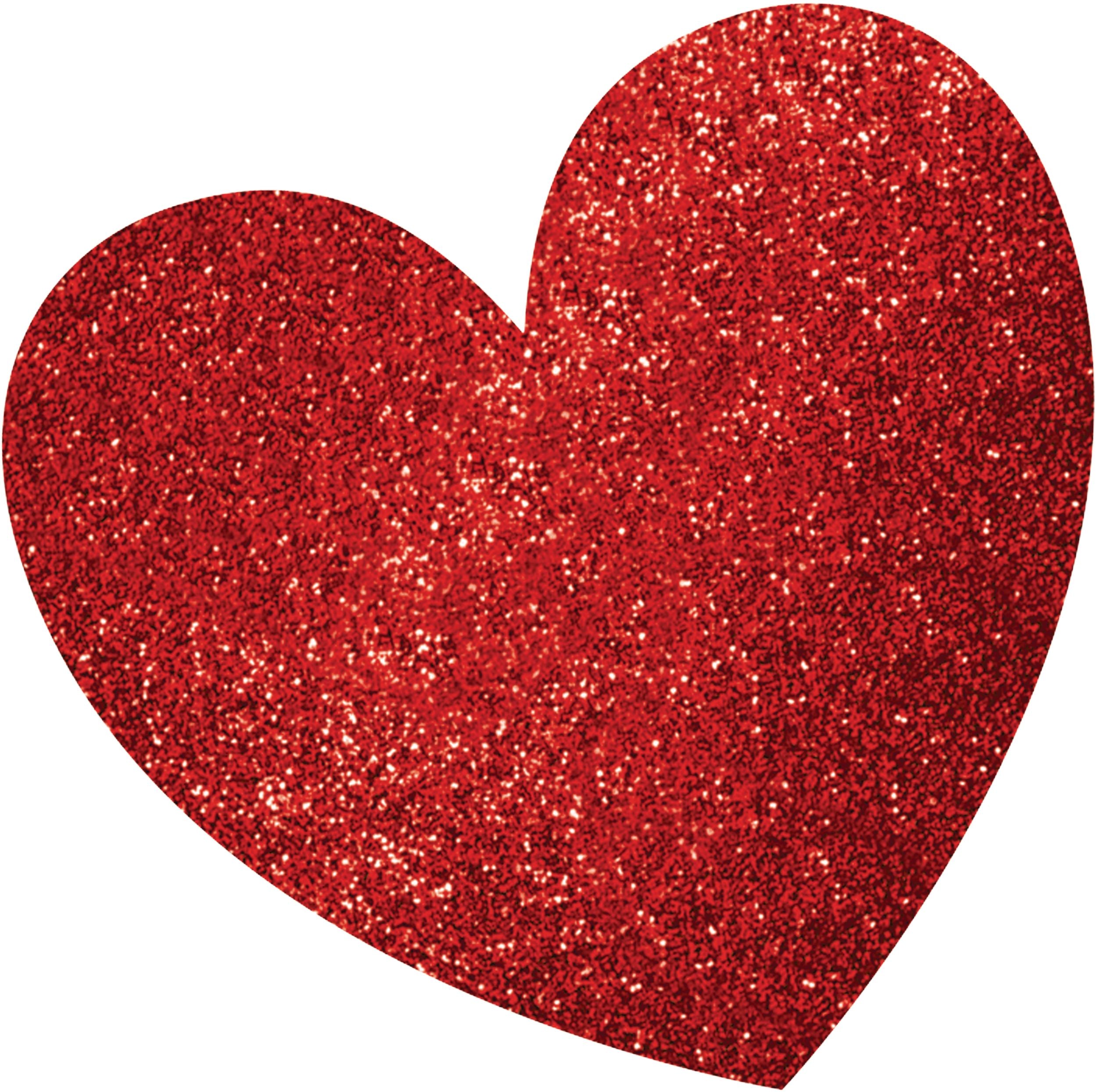 Heart Cutouts, Red, 11.5 inch, 20-pk
