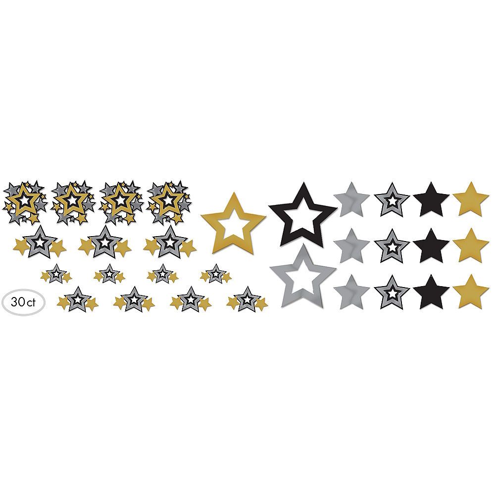 Hollywood Star Cutouts, 30-ct