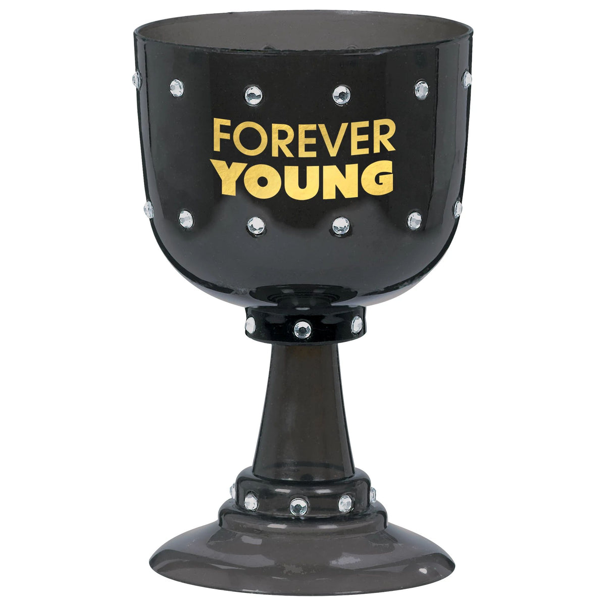 Sparkling Celebration Forever Young Goblet, Plastic, 26-oz Capacity