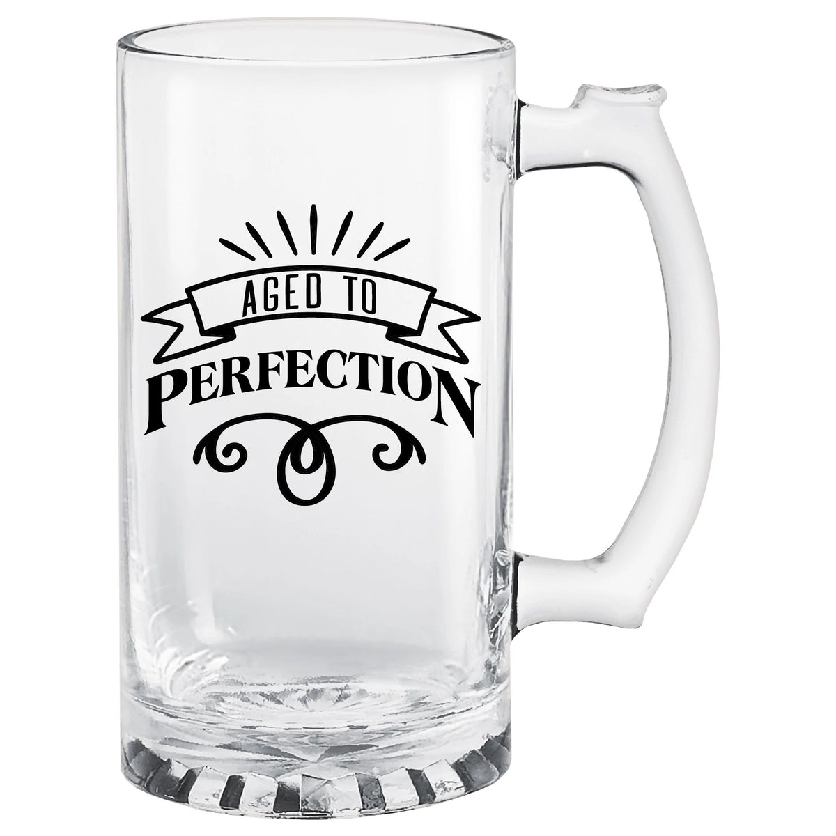 Better with Age Plastic Tankard Cup, Clear, 16-oz