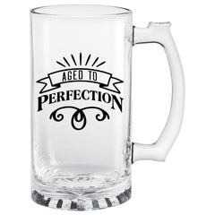 Better with Age Plastic Tankard Cup, Clear, 16-oz
