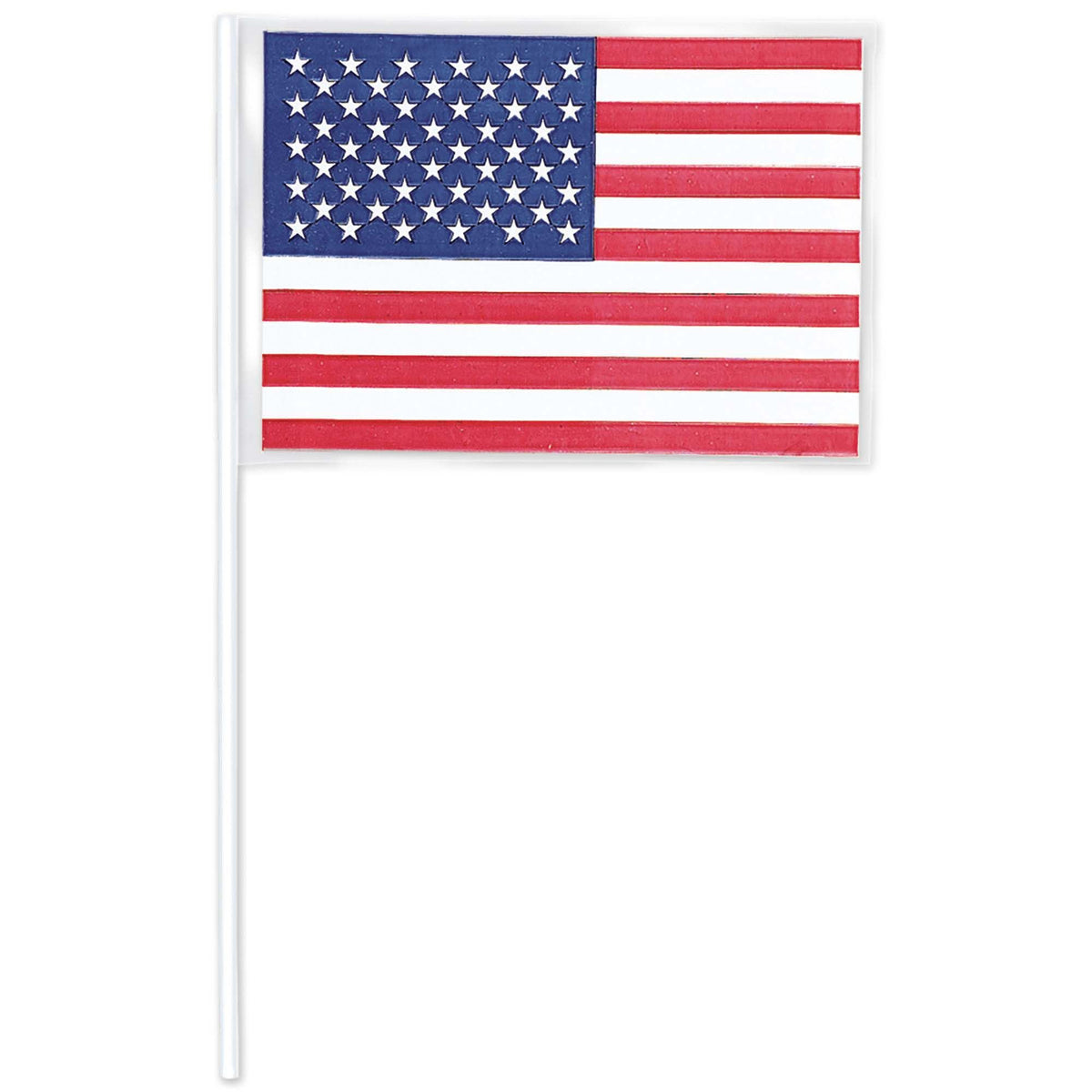 American Flag Handheld Decorations - 12 Pack