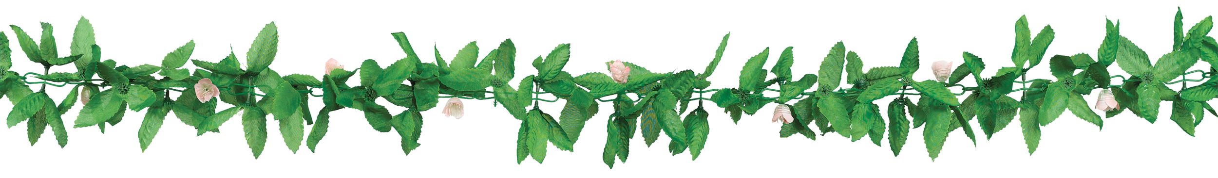 Love & Leaves Floral Garland, Green, 18-foot