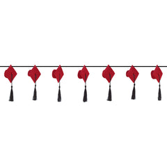Red Felt Graduation Cap Garland