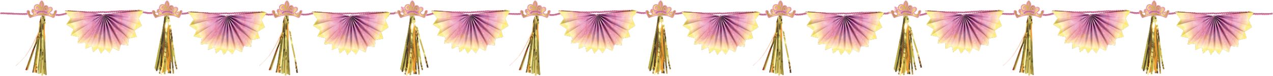 Disney Once Upon a Time Birthday Party Tassel Garland Decoration