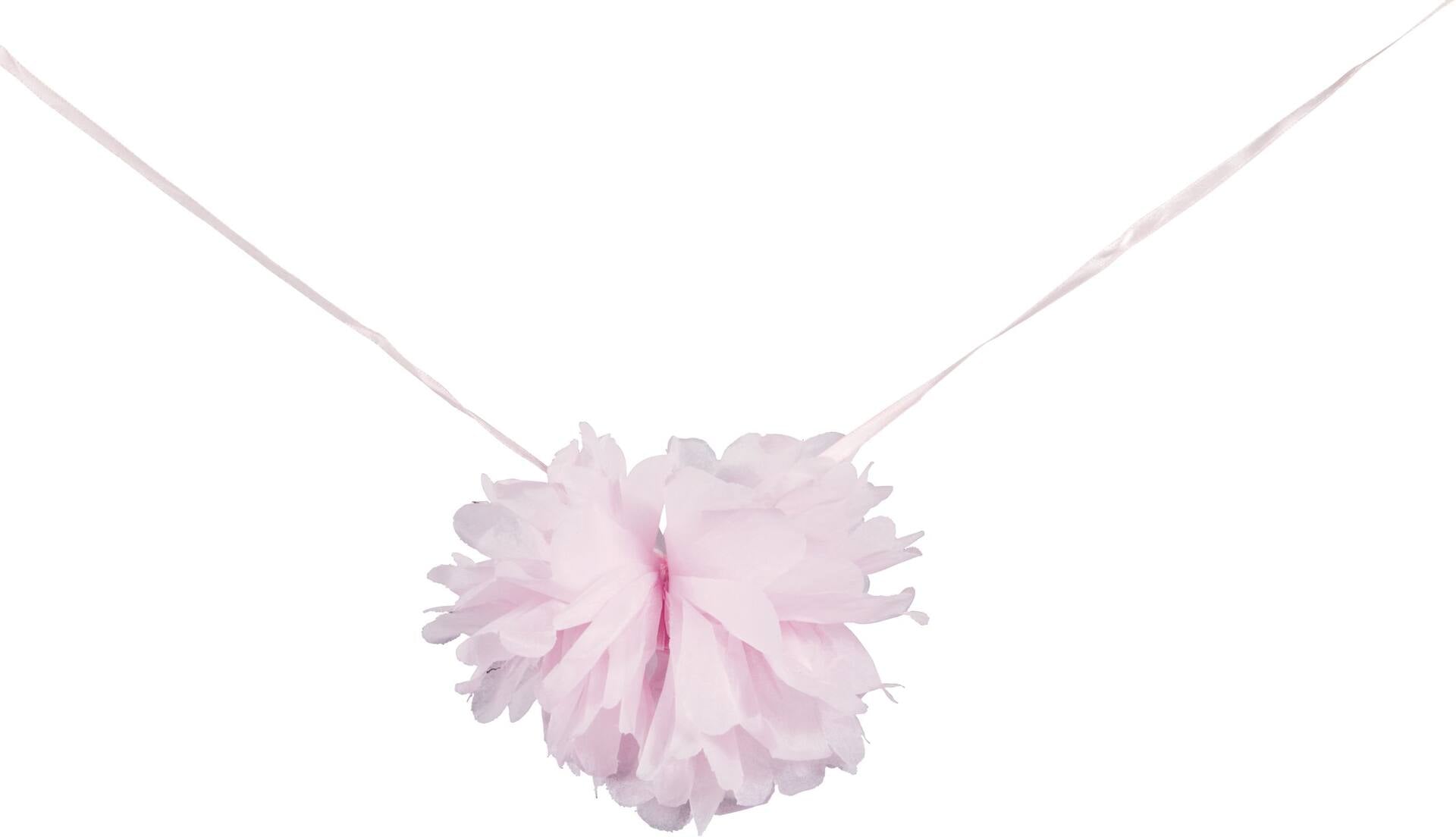 Pink Fluffy Garland, 12-foot, 2-Pack