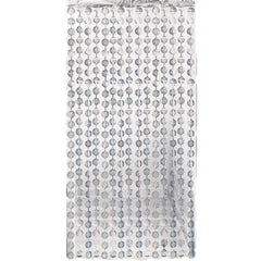 Disco Foil Hanging Doorway Curtain Decoration, Silver, 78-in