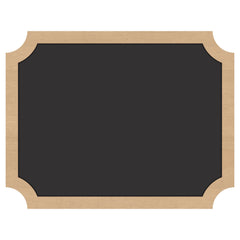 DIY Customizable Chalkboard Stand Easel Sign, Black, 12-in, 2-pk