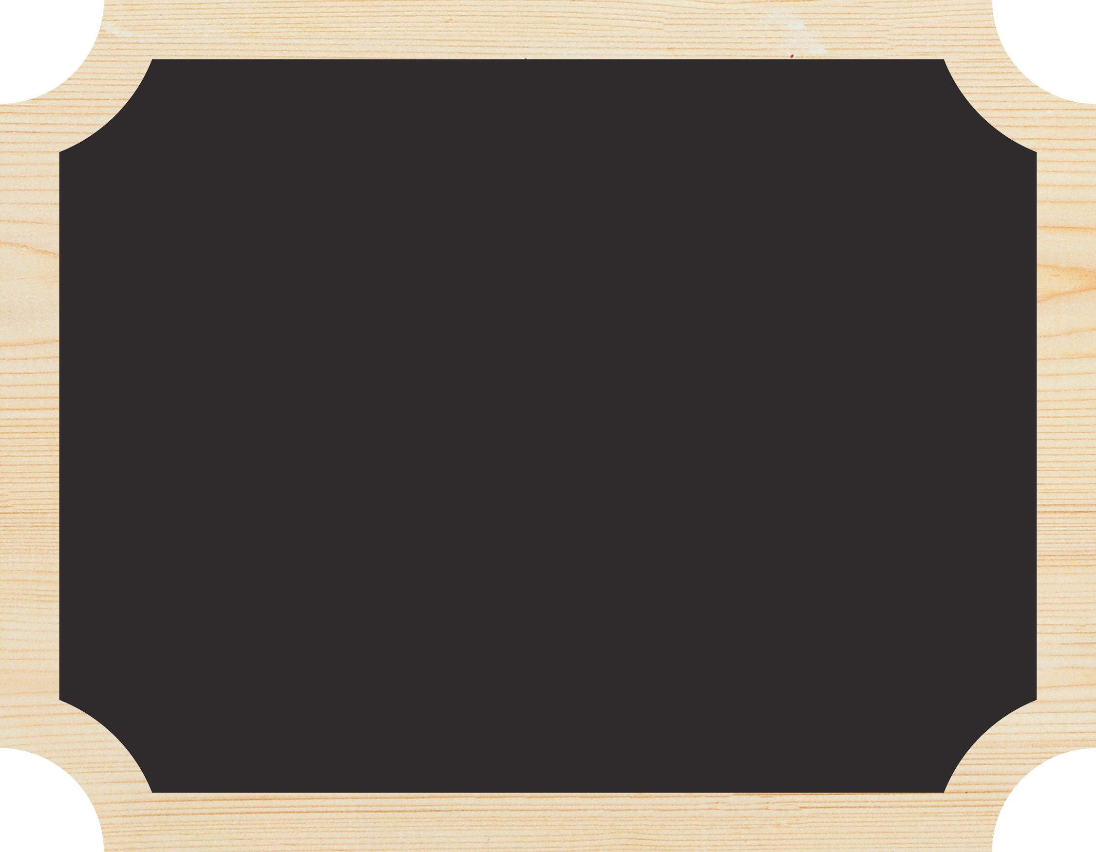 DIY Customizable Chalkboard Stand Easel Sign, Black, 12-in, 2-pk