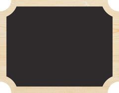 DIY Customizable Chalkboard Stand Easel Sign, Black, 12-in, 2-pk