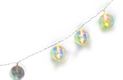Iridescent LED String Lights, Round, 6 inch, 10 Lights