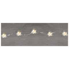 Flower Fairy LED String Lights, White, 5.5-foot, 18 Lights