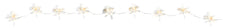 Flower Fairy LED String Lights, White, 5.5-foot, 18 Lights