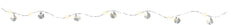 Gemstone Fairy LED String Lights, Silver, 5.5 foot, 18 Lights