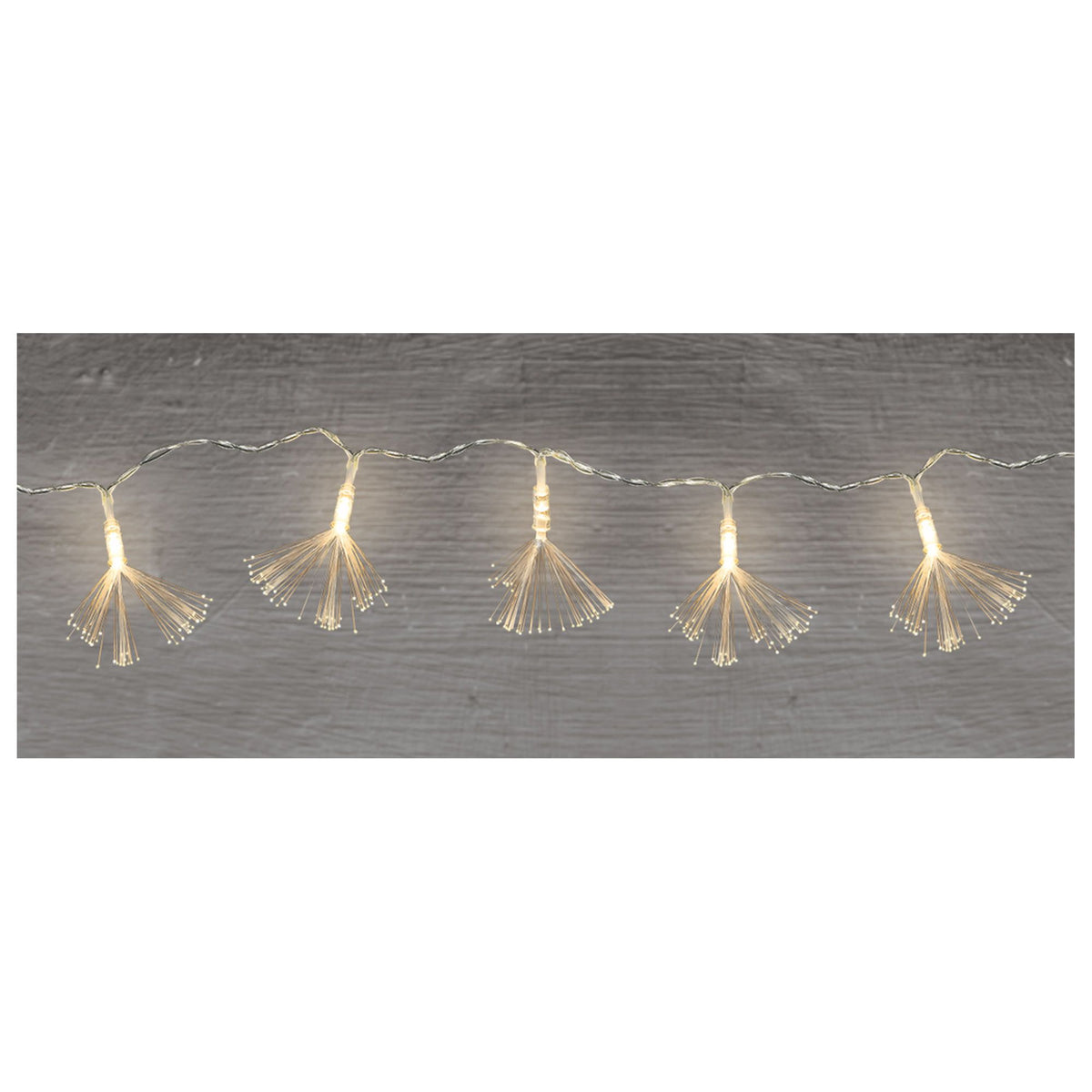 Gold Tassel LED String Lights, 5-foot, 10 Lights