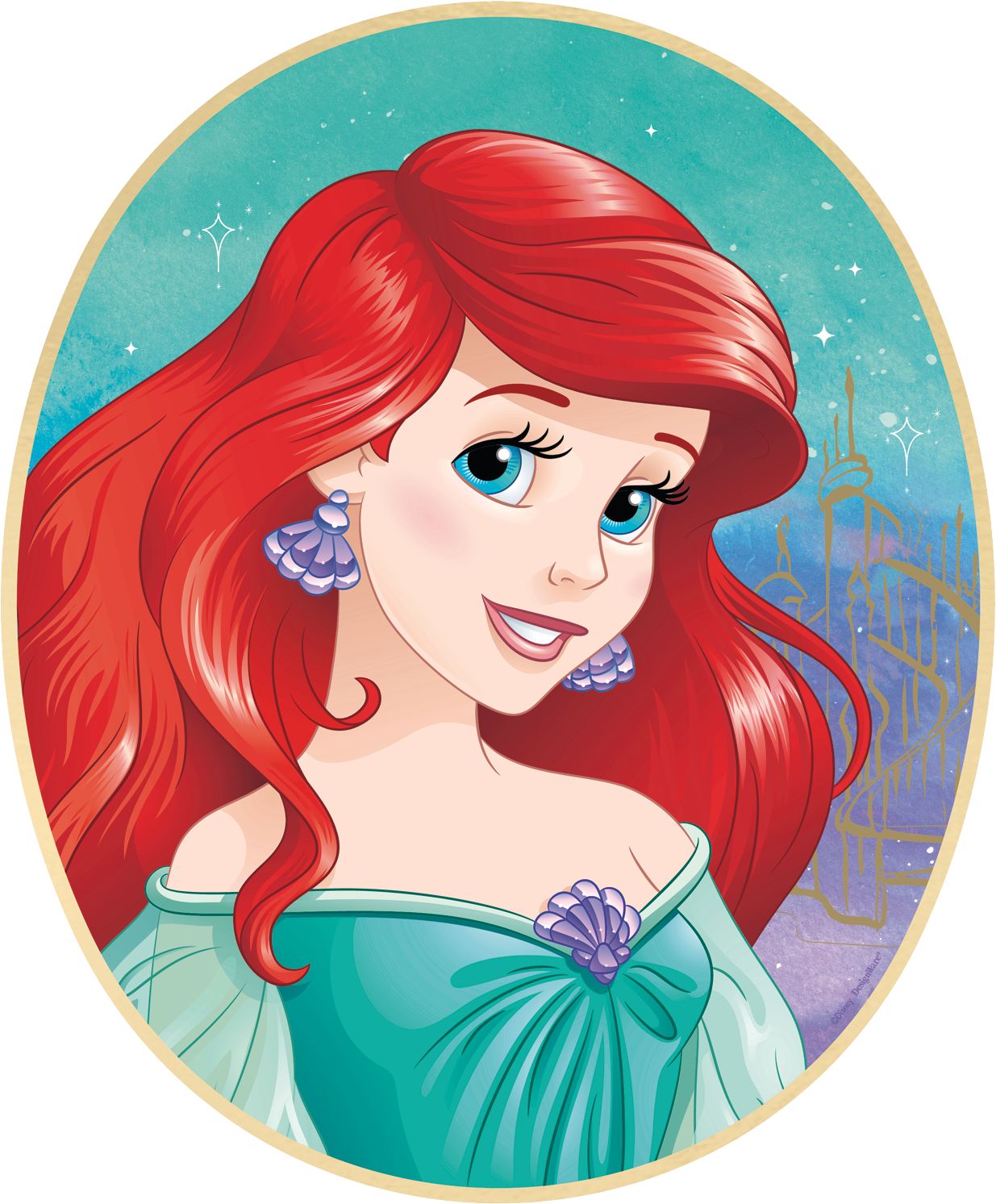 Disney Princess Table & Wall Cutout Decorations, 16.5-inch, 9-pk